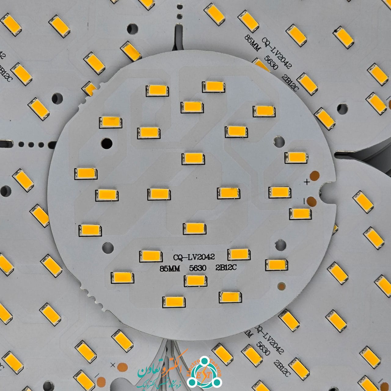 ال‌ای‌دی 12 وات 300 میلی‌آمپر SMD آفتابی گرد — تصویر ۷