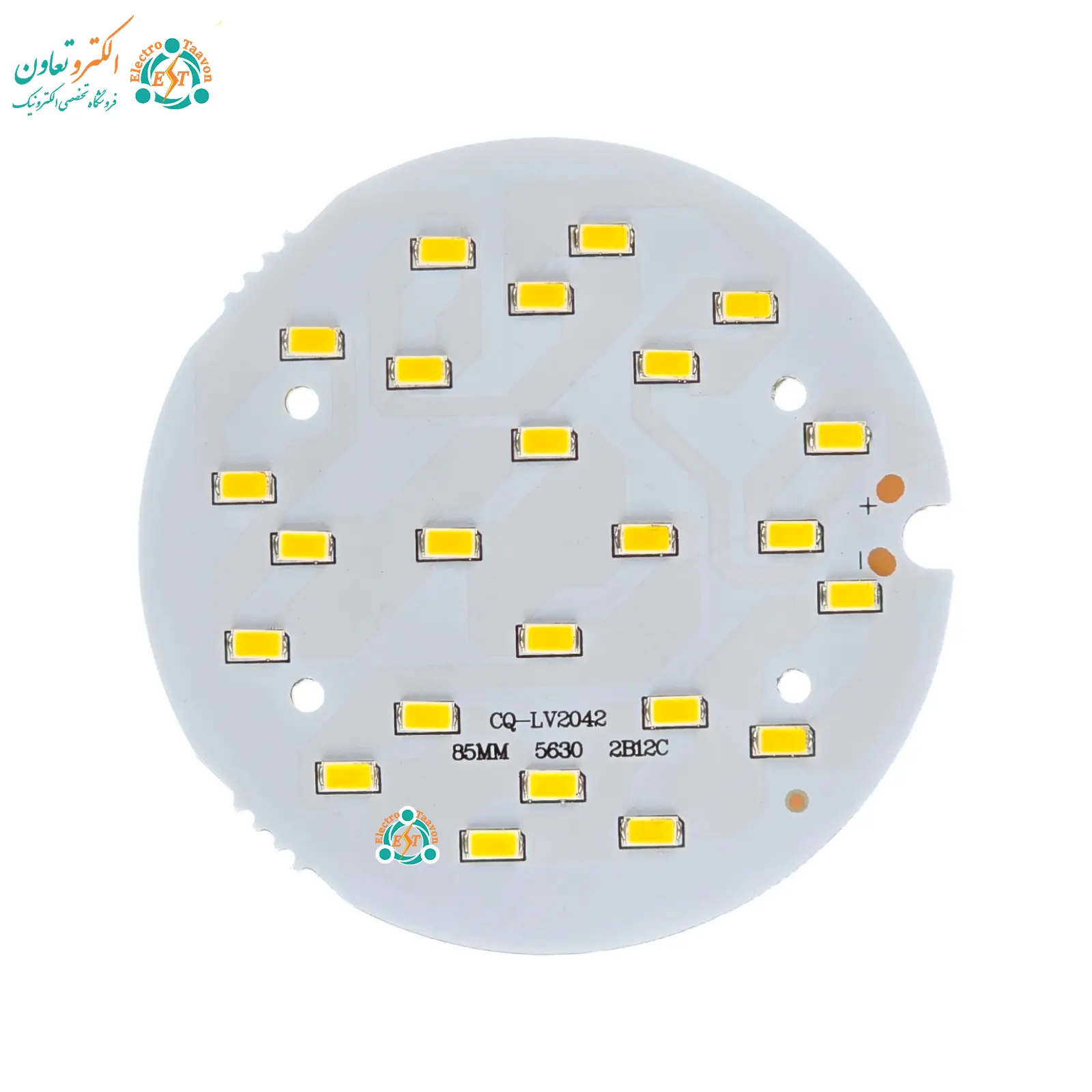 الایدی 12 وات 300 میلیآمپر SMD آفتابی گرد