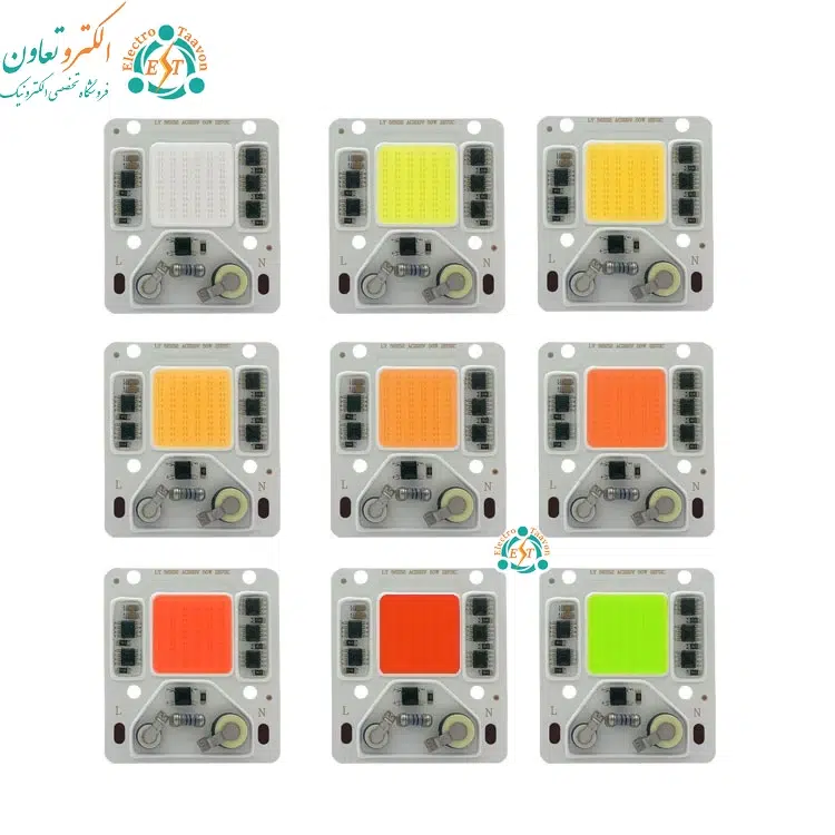 ال ای دی 50 وات 220 ولت COB قرمز آنتی شوک دار مدل LY — تصویر ۵
