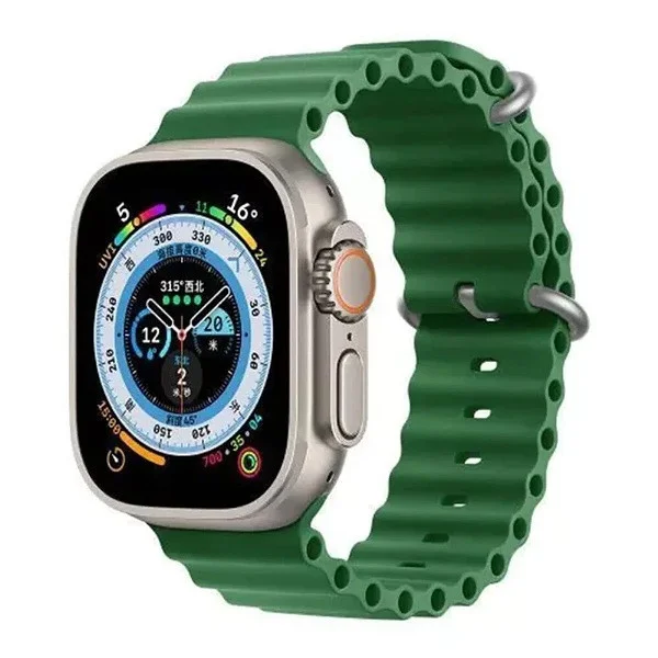 ساعت هوشمند 49 میلی متر تیکت مدل T40000 Ultra3 به همراه بند سیلیکونی — تصویر ۸