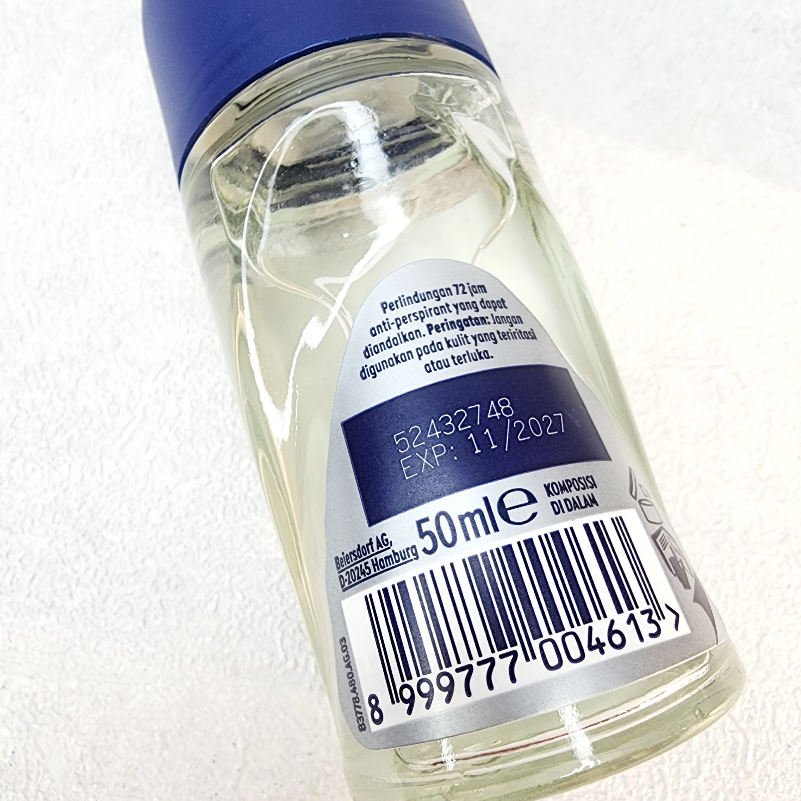 مام رولی 72 ساعته مردانه نیوا مدل سیلور پروتکت |NIVEA SILVER PROTECT Roll-On Deodorant — تصویر ۴
