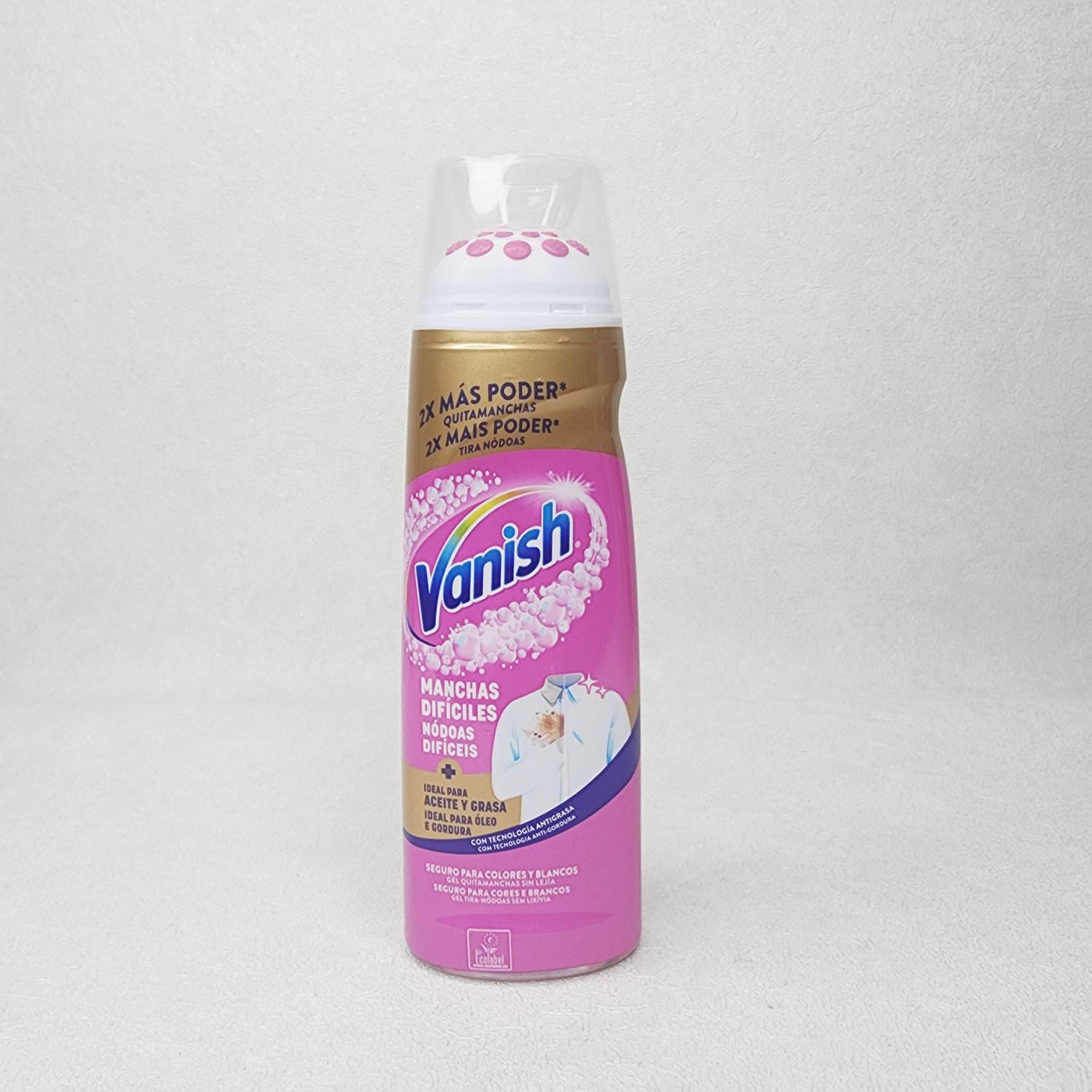 ژل لکه بر اپلیکاتوردار ونیش Vanish لباس های رنگی و سفید حجم 200 میل