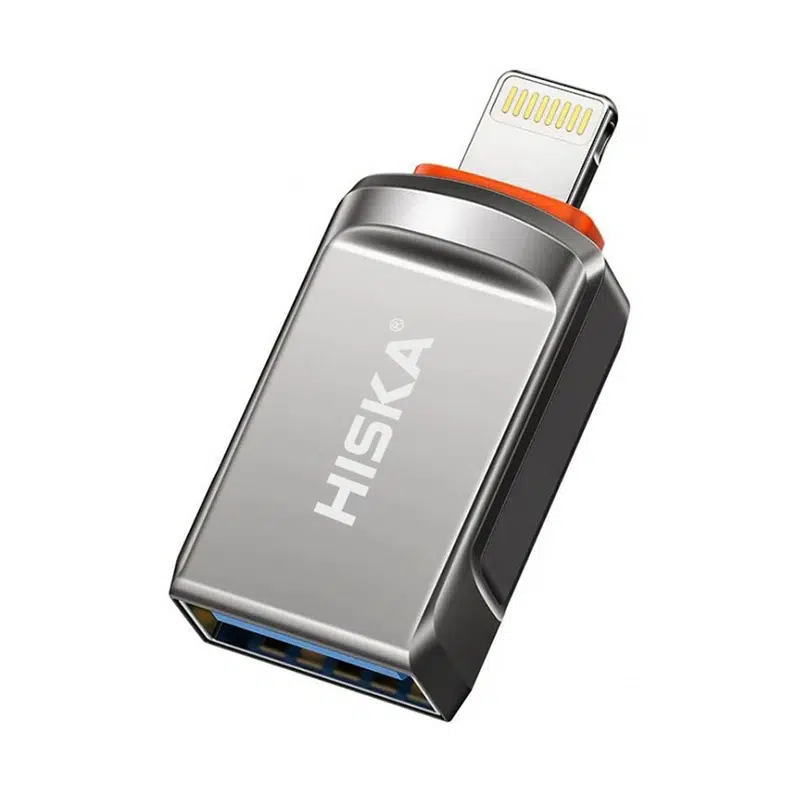 تبدیل OTG لایتنینگ هیسکا مدل H1 (آیفون) — تصویر ۲
