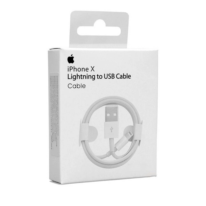 کابل شارژ آیفون X از USB به لایتنینگ اصلی — تصویر ۳
