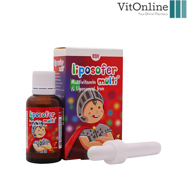 قطره خوراکی آهن لیپوزوفر مولتی بی اس کی 30 میلی لیتر — تصویر ۳