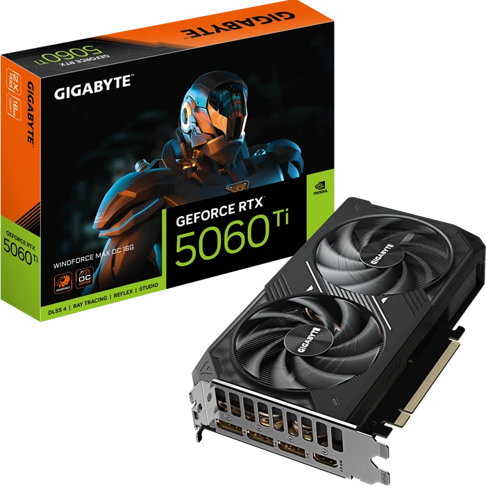 کارت گرافیک GIGABYTE RTX 5060 Ti WINDFORCE MAX OC 16G