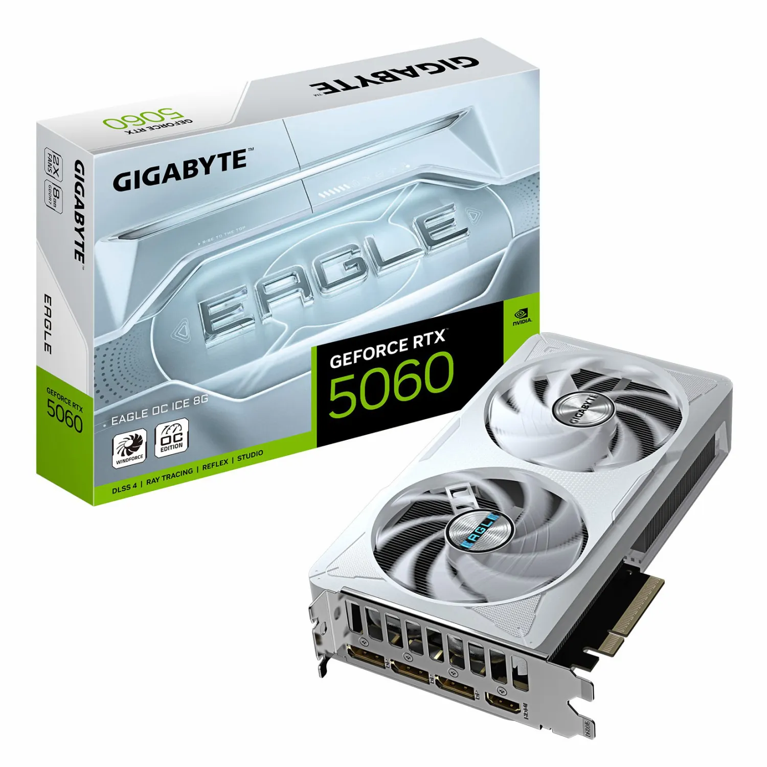 کارت گرافیک GIGABYTE RTX 5060 ti Eagle OC Ice 8G