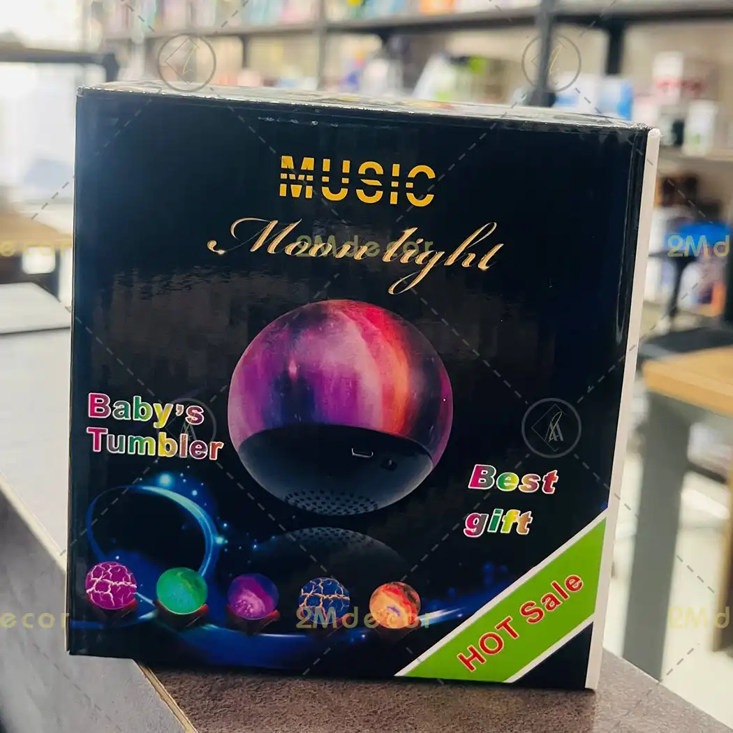 چراغ اسپیکر دار طرح ماه — تصویر ۵