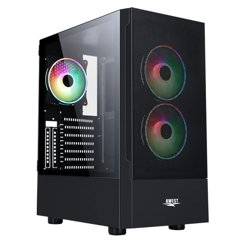 کیس گیمینگ اوست AWEST GT-AV201 Black — تصویر ۲