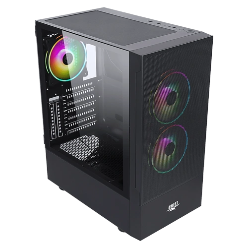 کیس گیمینگ اوست AWEST GT-AV201 Black — تصویر ۴