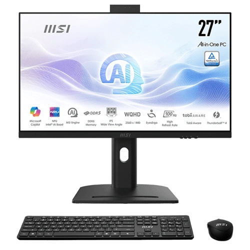 آل این وان ام اس آی ultra 5 125H – 16GB – DDR5 – 1T SSD|MSI AM273QP AI 1UM