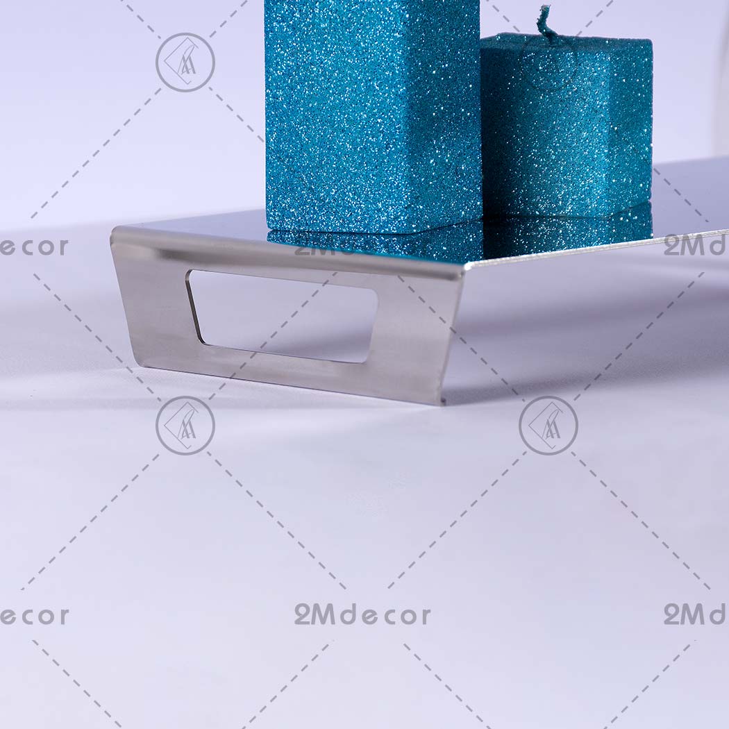 سینی جا مایع و مسواک نقره ای — تصویر ۴