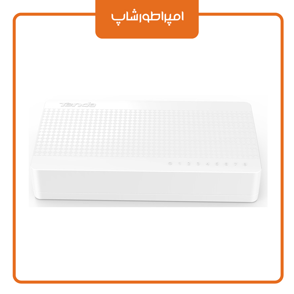 سوییچ شبکه 8 پورت تندا Tenda S108 — تصویر ۳