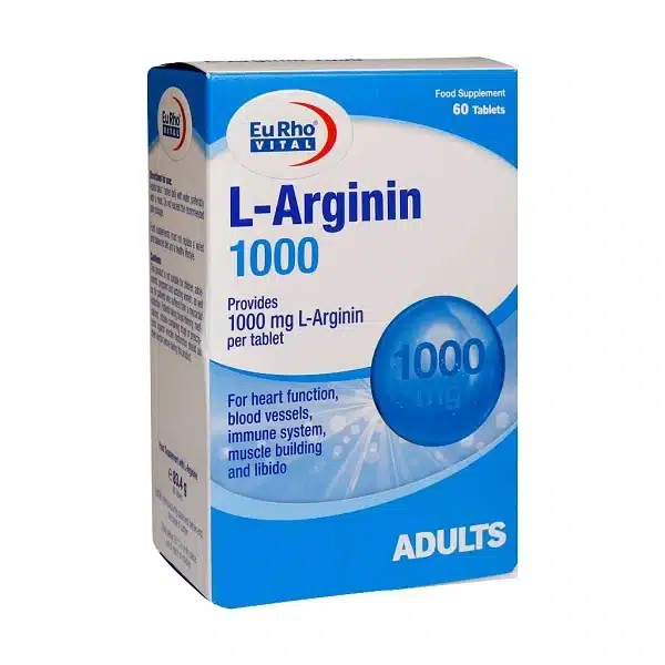 قرص ال آرژینین 1000 یوروویتال بسته 60 عددی — تصویر ۲