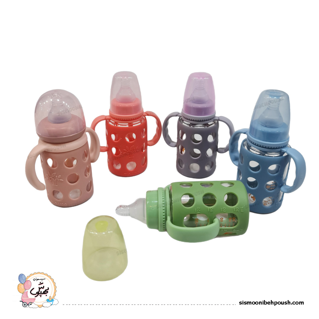 شیشه شیرپیرکس 120ML محافظ دار نشکن GLASS — تصویر ۲