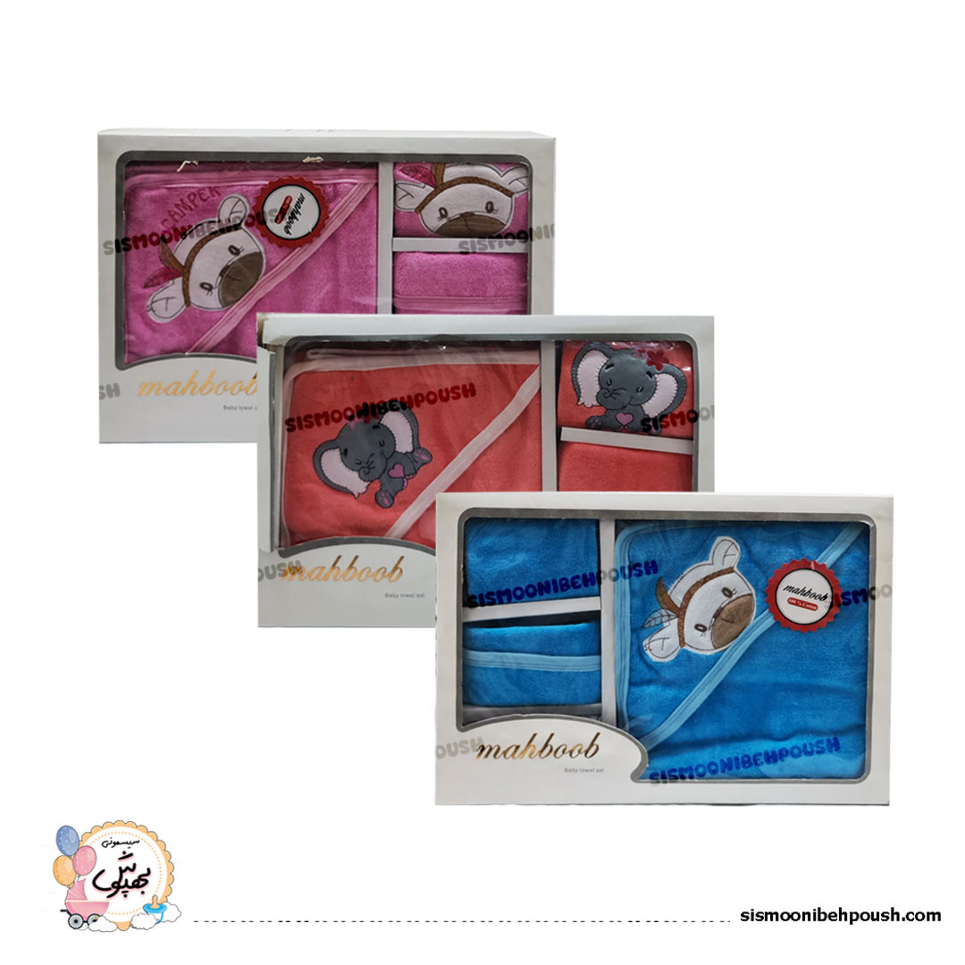 سرویس حوله 4 تکه کودک محبوب — تصویر ۲