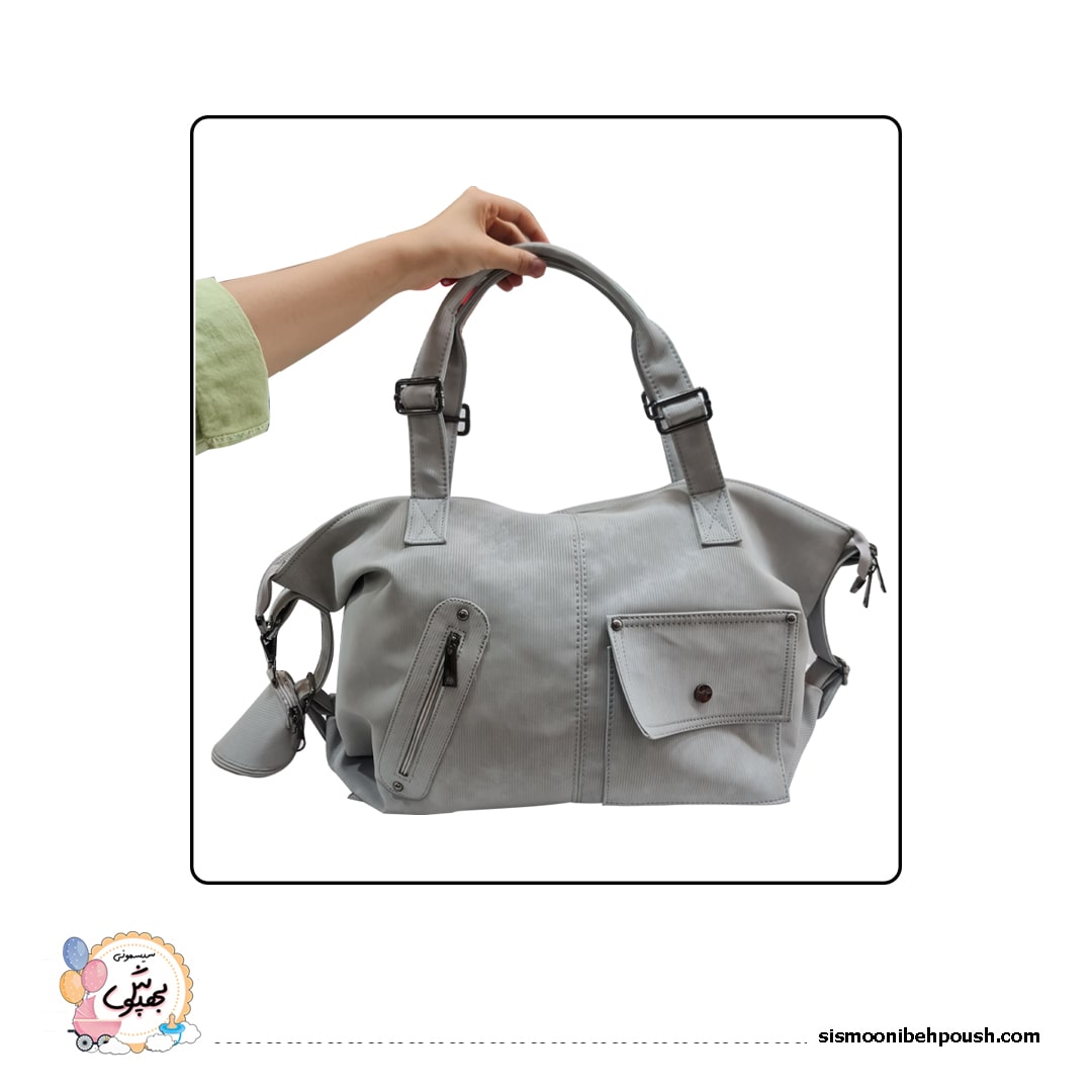 کیف لوازم کودک رودوشی کبریتی فندی (FENDI) — تصویر ۵