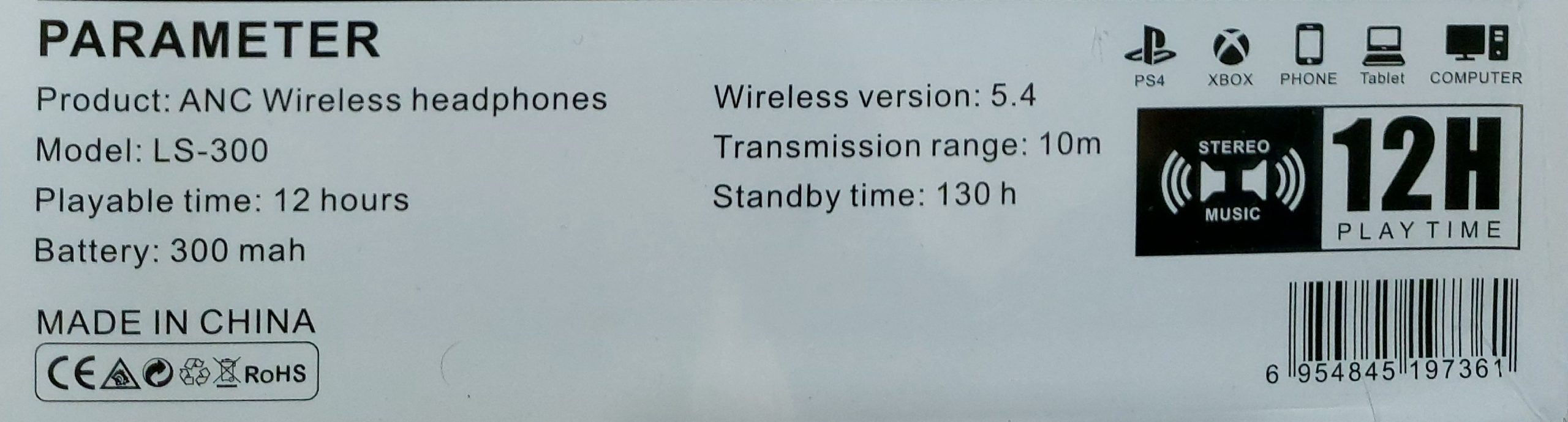 هدست بلوتوثی LELISU مدل LS-300 — تصویر ۴