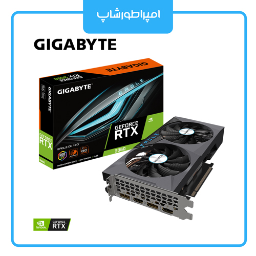 کارت گرافیک گیگابایت Gigabyte RTX 3060 EAGLE OC 12gb