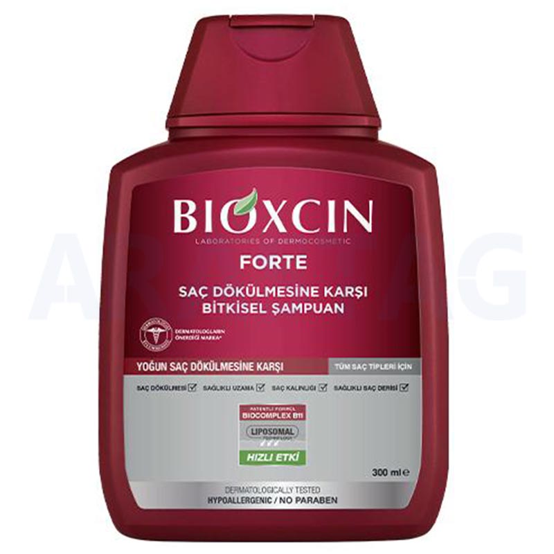 شامپو بیوکسین ضد ریزش قرمز forte — تصویر ۲