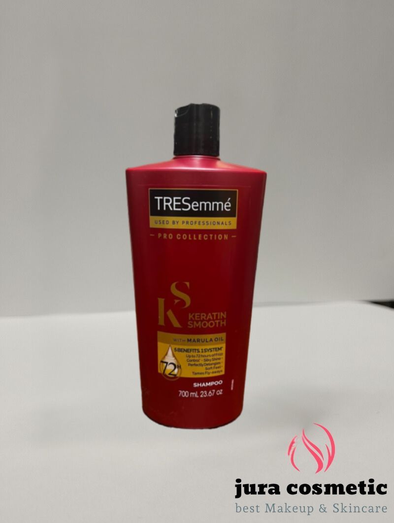 شامپو کراتینه ترزمه قرمز مدل Keratin Smooth 700ml لهستانی — تصویر ۲