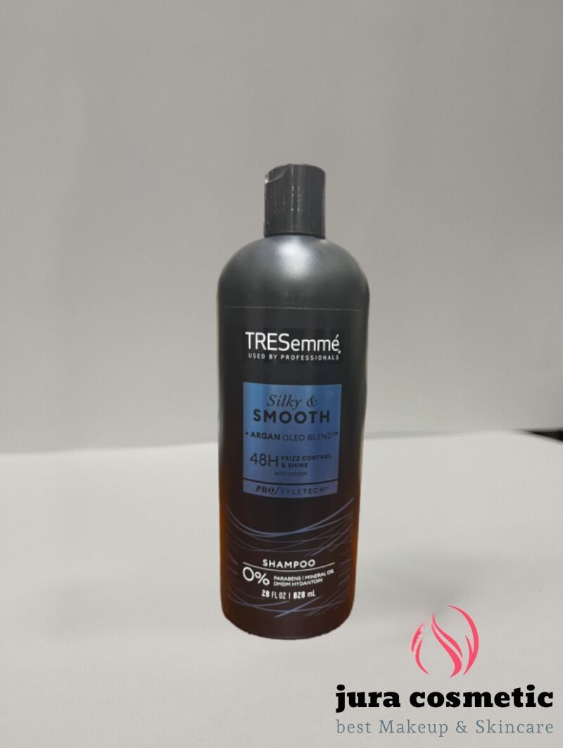 شامپو صاف و ایرشمی کننده و ضد وز ترزمه Smooth & Silky 828ml آمریکایی — تصویر ۲