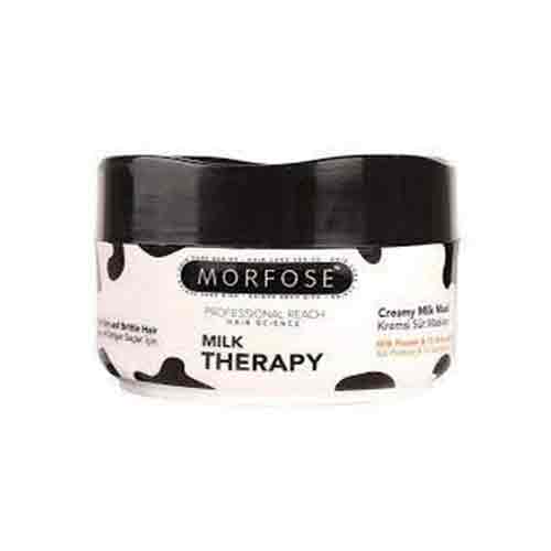 ماسک مو شیر مورفوس داخل حمام با خاصیت درمانی Milk Therapy حجم 500 میل — تصویر ۳