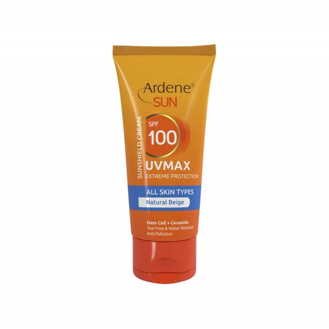 کرم ضد آفتاب آردن UV MAX SPF 100 حجم 50 میلی لیتر – بژ طبیعی — تصویر ۲