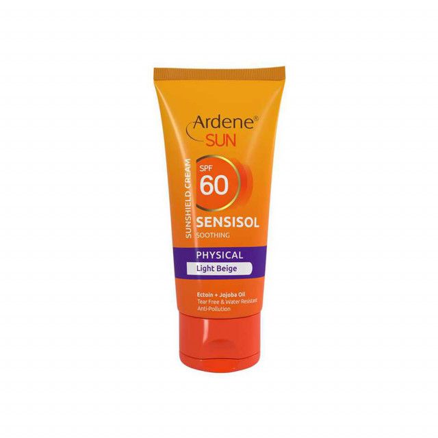 کرم ضد آفتاب فیزیکال آردن مدل Sensisol SPF 60 مناسب پوست حساس حجم 50 میلی لیتر – بژ روشن — تصویر ۲