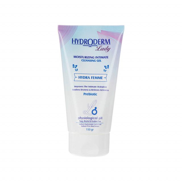 ژل بهداشتی مرطوب کننده بانوان هیدرودرم سری Lady مدل HYDRA FEMME حجم 150 میلی لیتر — تصویر ۲