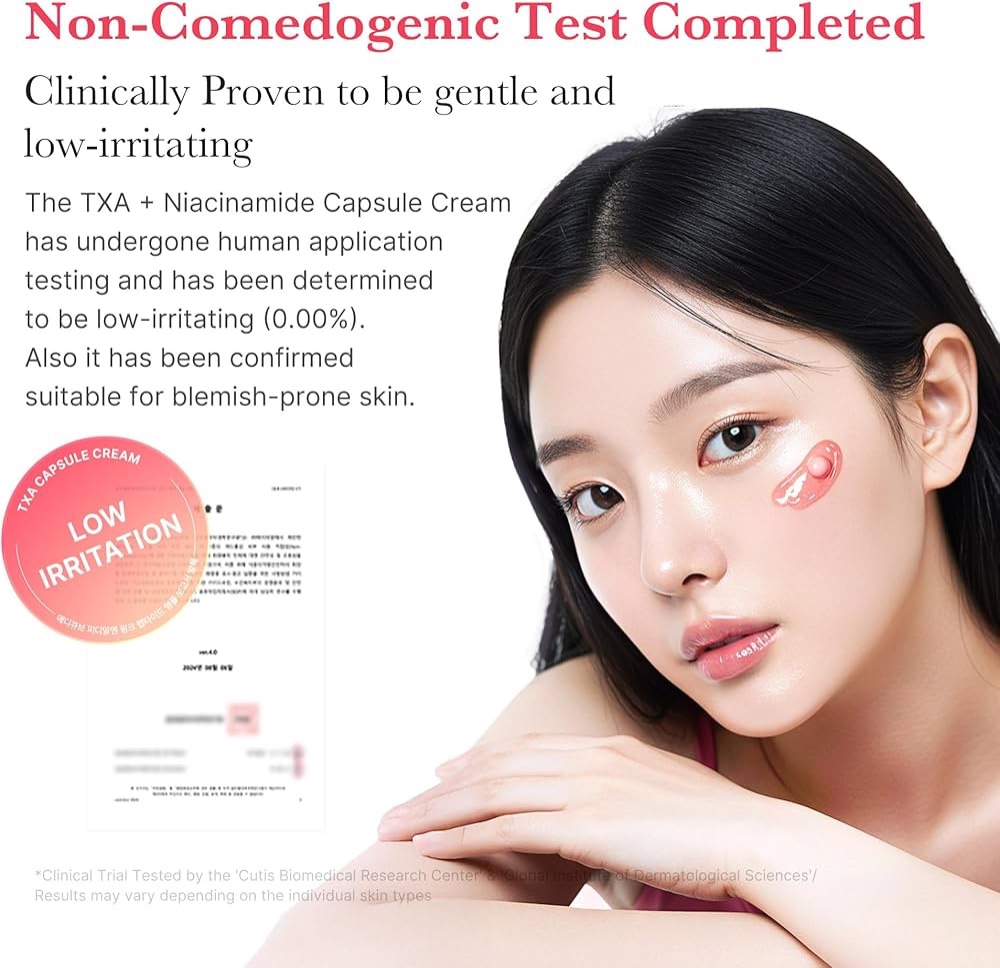 کرم کپسولی ترانگزامیک اسید و نیاسینامید مدی کیوب روشن کننده و ضدلک Medicube TXA Niacinamide Capsule Cream — تصویر ۸
