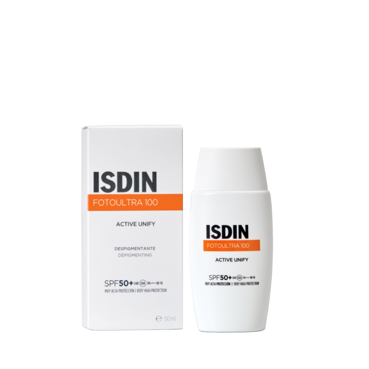 کرم ضدآفتاب اکتیو یونیفای روشن‌کننده و ضدلک قوی ISDIN FOTOULTRA 100 ACTIVE UNIFY