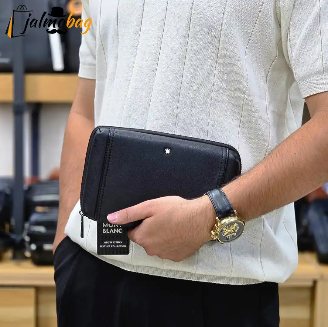کیف دستی پاسپورتی مونت بلانک (MONTBLANC) کد 3268 — تصویر ۳
