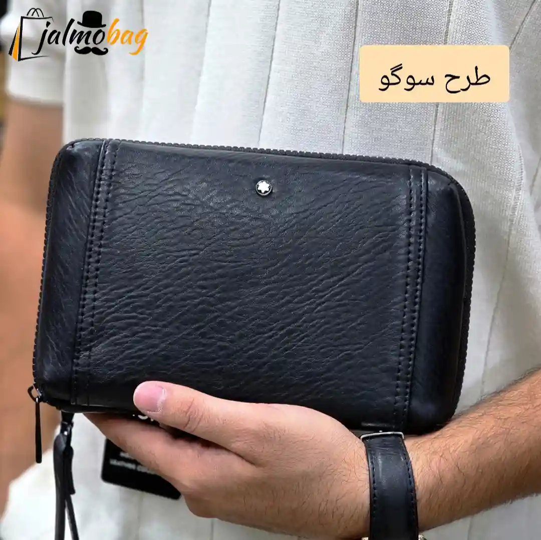 کیف دستی پاسپورتی مونت بلانک (MONTBLANC) کد 3268 — تصویر ۵