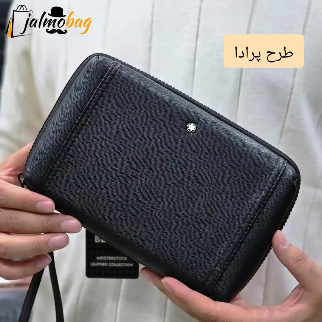 کیف دستی پاسپورتی مونت بلانک (MONTBLANC) کد 3268 — تصویر ۶