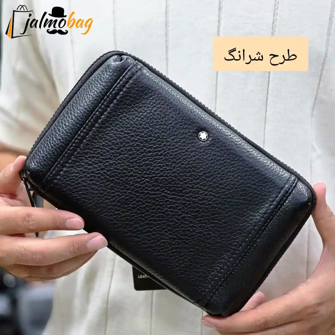 کیف دستی پاسپورتی مونت بلانک (MONTBLANC) کد 3268 — تصویر ۷