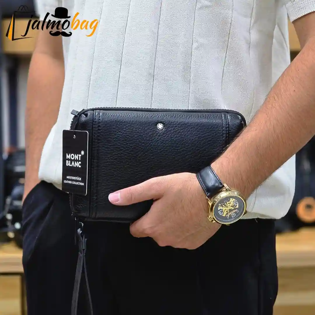 کیف دستی پاسپورتی مونت بلانک (MONTBLANC) کد 3268 — تصویر ۸