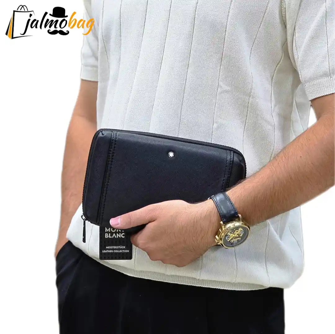 کیف دستی پاسپورتی مونت بلانک (MONTBLANC) کد 3268