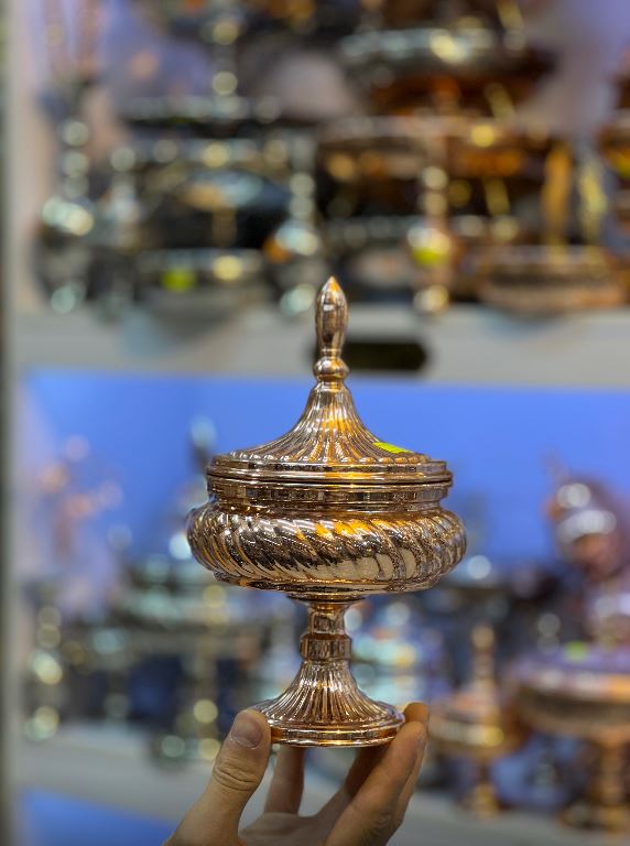 شکلات خوری طرح پیچ مسی نانو شده
