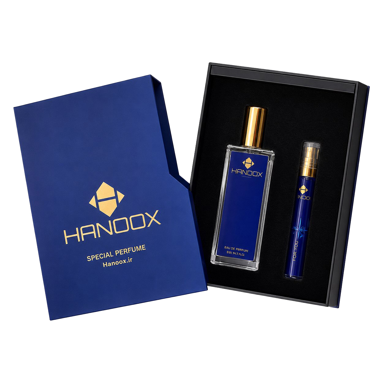 عطر مردانه هانوکس وارداتی از برند بولگاری من این بلک (Bvlgari Man In Black) — تصویر ۴