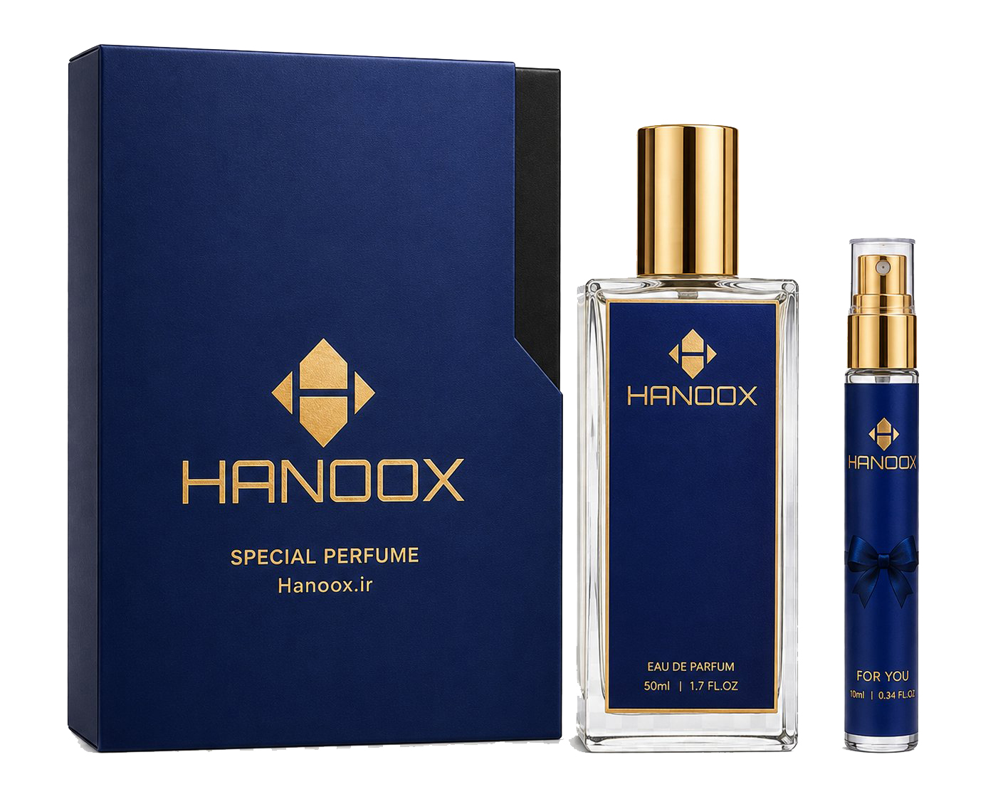 عطر مردانه هانوکس وارداتی از برند بولگاری من این بلک (Bvlgari Man In Black) — تصویر ۵