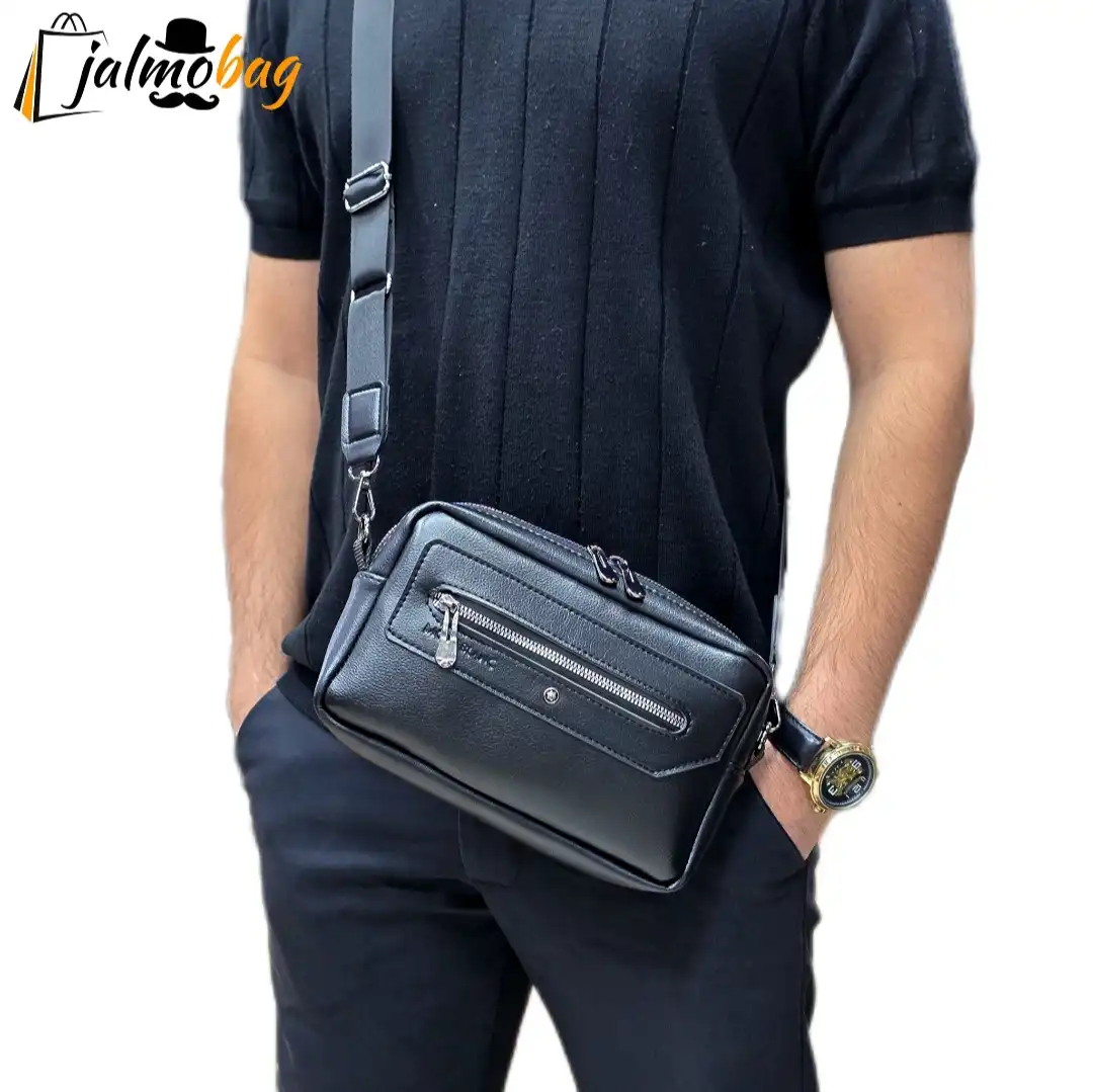 کیف دستی دوشی پاسپورتی مونت بلانک (MONT BLANC) کد 3238 — تصویر ۲