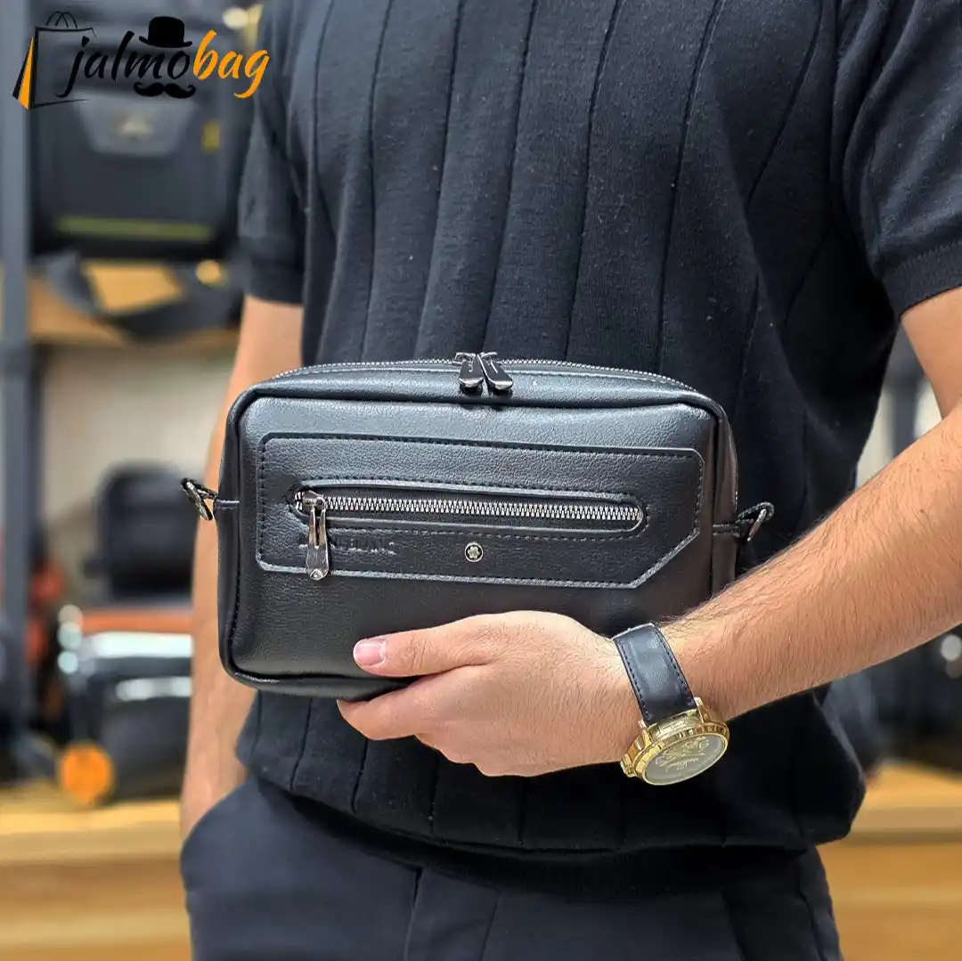 کیف دستی دوشی پاسپورتی مونت بلانک (MONT BLANC) کد 3238 — تصویر ۴