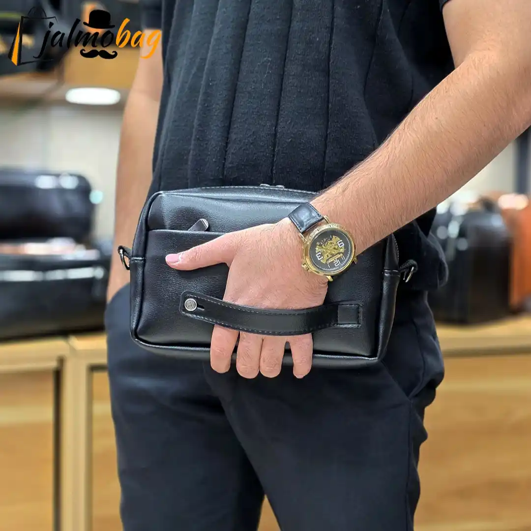 کیف دستی دوشی پاسپورتی مونت بلانک (MONT BLANC) کد 3238 — تصویر ۵