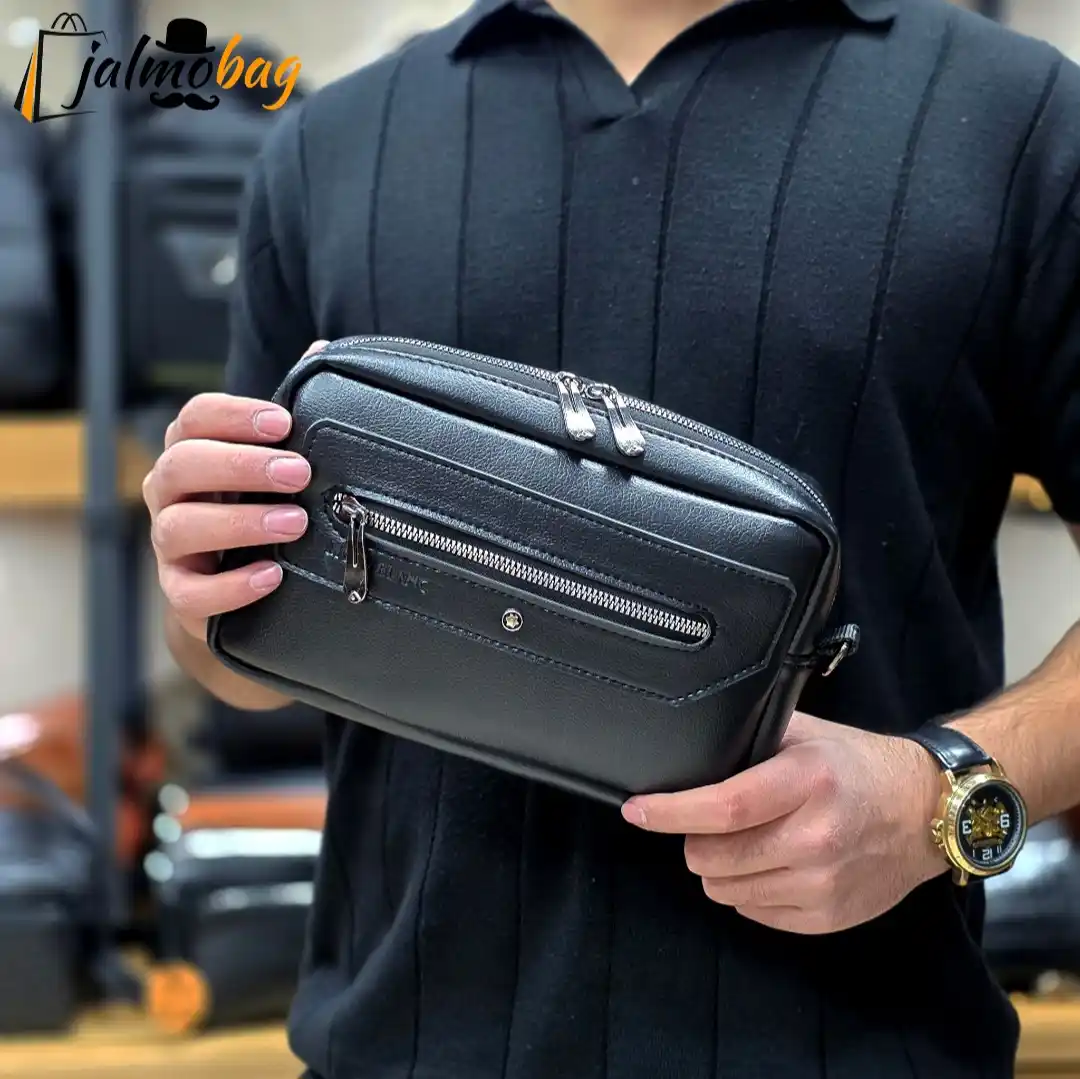 کیف دستی دوشی پاسپورتی مونت بلانک (MONT BLANC) کد 3238 — تصویر ۶