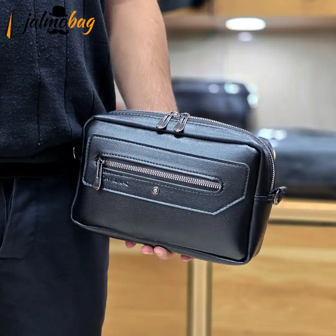 کیف دستی دوشی پاسپورتی مونت بلانک (MONT BLANC) کد 3238 — تصویر ۸