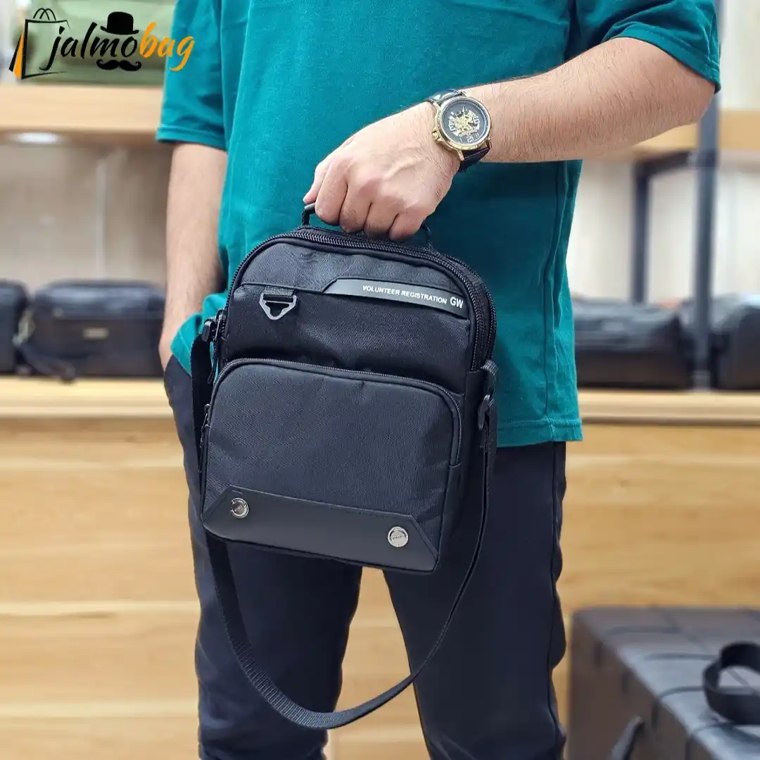 کیف دوشی دستی برزنتی اعلاء (بزرگ) کد 2084 — تصویر ۳