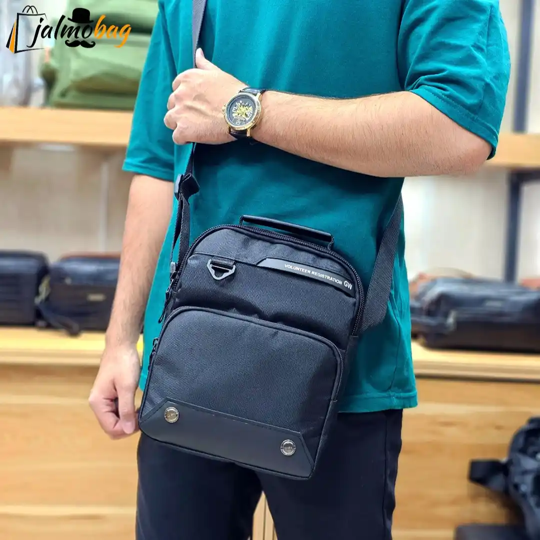 کیف دوشی دستی برزنتی اعلاء (بزرگ) کد 2084 — تصویر ۵