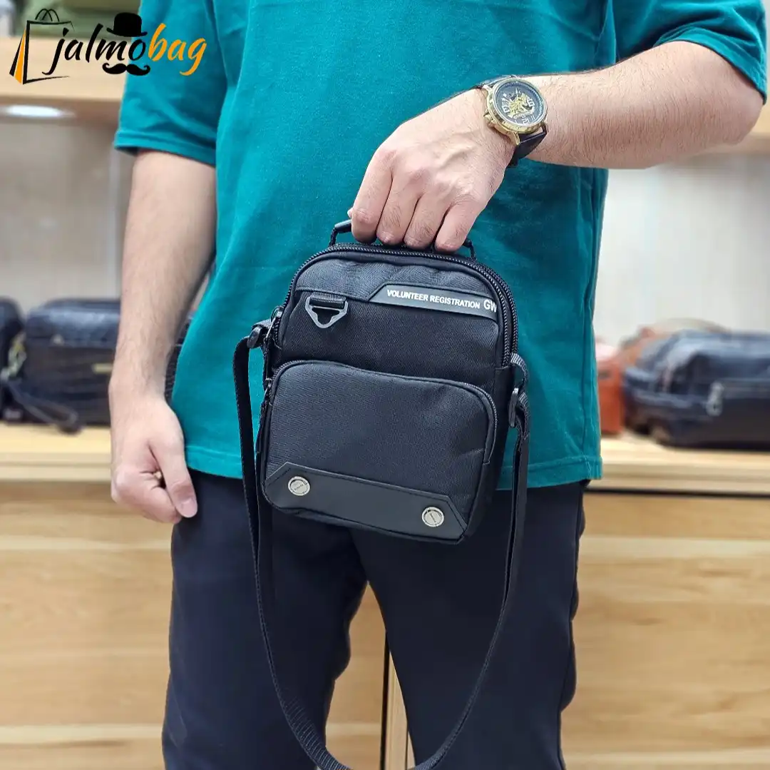 کیف دوشی دستی برزنتی اعلاء (کوچک) کد 2056 — تصویر ۳