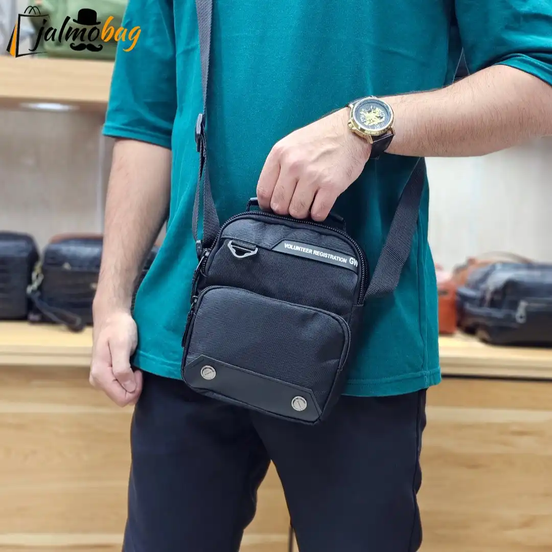 کیف دوشی دستی برزنتی اعلاء (کوچک) کد 2056 — تصویر ۴